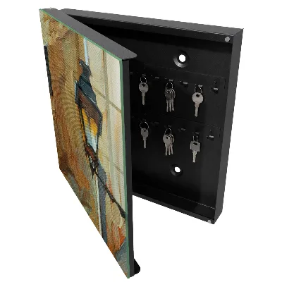 Scatola porta chiavi Lampada retrò
