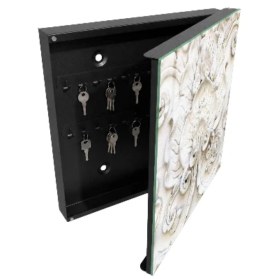 Armadietto portachiavi Ornamenti floreali