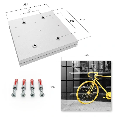 Cassetta portachiavi da parete Bicicletta gialla