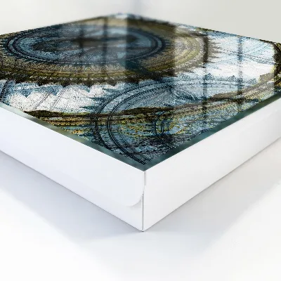 Armadietto portachiavi Mandala geometrico