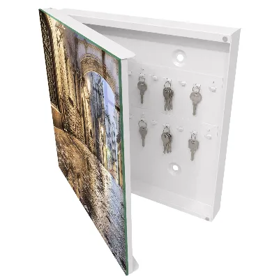 Scatola porta chiavi Strada notturna