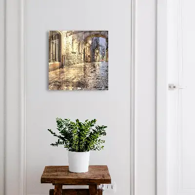 Scatola porta chiavi Strada notturna