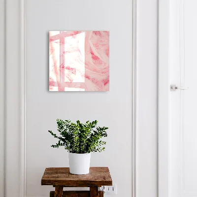 Scatola porta chiavi Piume rosa