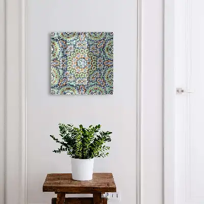 Scatola porta chiavi Mosaico colorato