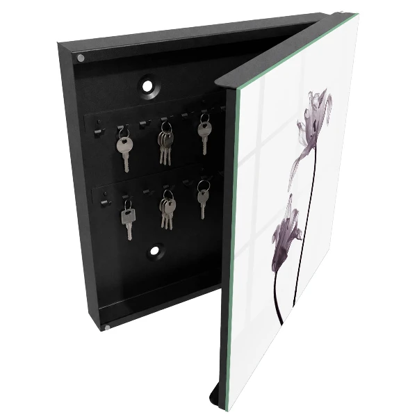 Armadietto portachiavi Fiori minimalisti