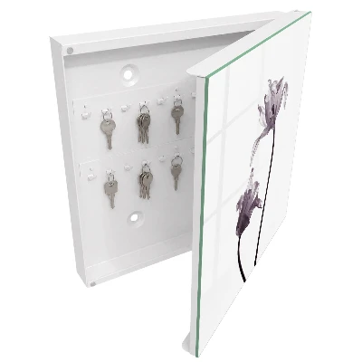Armadietto portachiavi Fiori minimalisti