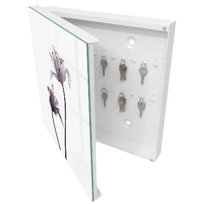 Armadietto portachiavi Fiori minimalisti