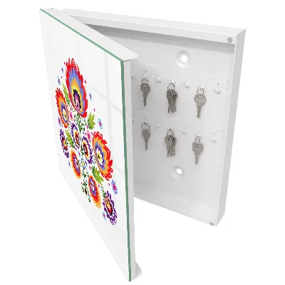 Scatola porta chiavi Fiori popolari
