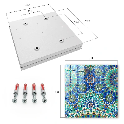 Armadietto portachiavi Mosaico geometrico