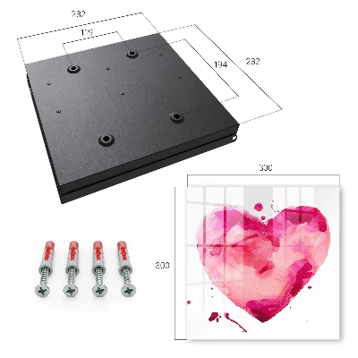 Scatola porta chiavi Cuore d'amore