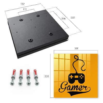 Armadietto portachiavi Pad e la parola GAMER