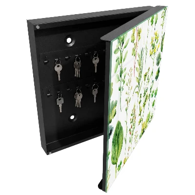 Scatola porta chiavi Acquerello vegetale