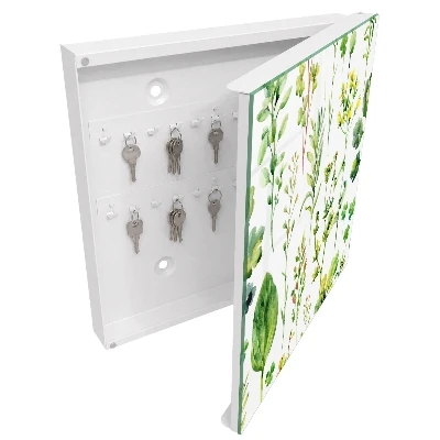 Scatola porta chiavi Acquerello vegetale