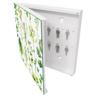Scatola porta chiavi Acquerello vegetale