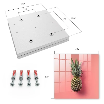 Armadietto portachiavi Ananas esotico