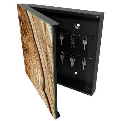 Scatola porta chiavi Onde di legno