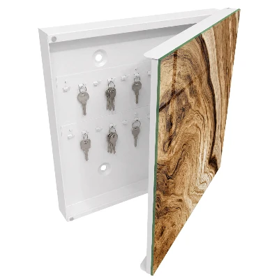Scatola porta chiavi Onde di legno