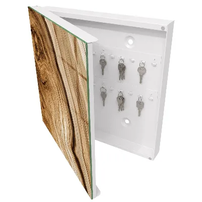 Scatola porta chiavi Onde di legno