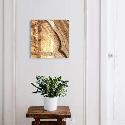 Scatola porta chiavi Onde di legno