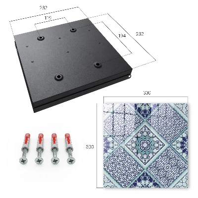 Cassetta portachiavi da parete Modello geometrico