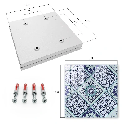 Cassetta portachiavi da parete Modello geometrico