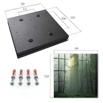 Scatola porta chiavi Nebbia forestale