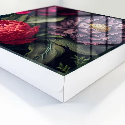 Cassetta portachiavi da parete Fiori di lusso