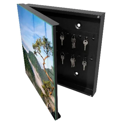 Scatola porta chiavi Paesaggio montano