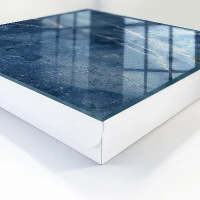 Cassetta portachiavi da parete Marmo blu