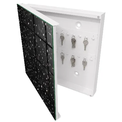 Armadietto portachiavi Terrazzo nero