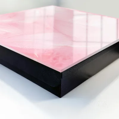 Armadietto portachiavi Piume rosa