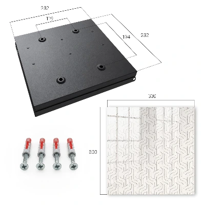 Cassetta portachiavi da parete Modello geometrico