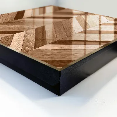 Scatola porta chiavi Spina di pesce in legno