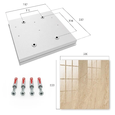 Cassetta portachiavi da parete Marmo beige