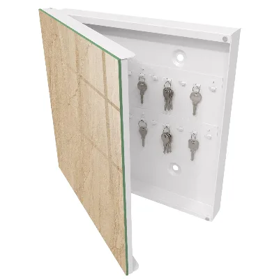 Cassetta portachiavi da parete Marmo beige
