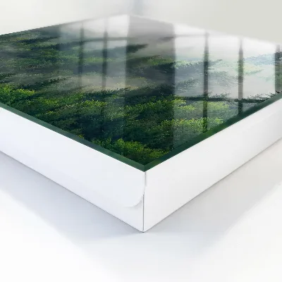 Cassetta portachiavi da parete Foresta nebbiosa