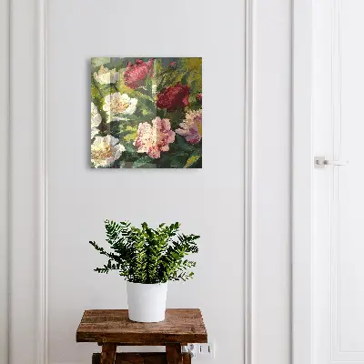 Scatola porta chiavi Fiori colorati