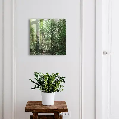 Scatola porta chiavi Ragnatela nella foresta