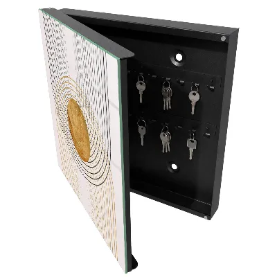 Scatola porta chiavi Cerchi e linee