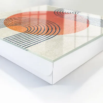 Scatola porta chiavi Linee geometriche