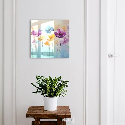 Scatola porta chiavi Fiori colorati