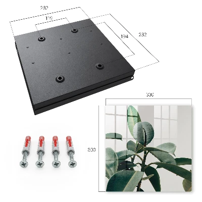 Scatola porta chiavi Foglie di Ficus
