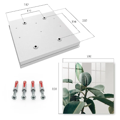 Scatola porta chiavi Foglie di Ficus