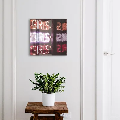 Scatola porta chiavi Iscrizione neon
