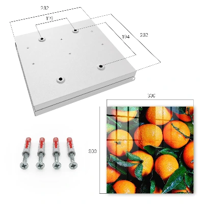 Cassetta portachiavi da parete Frutta fresca