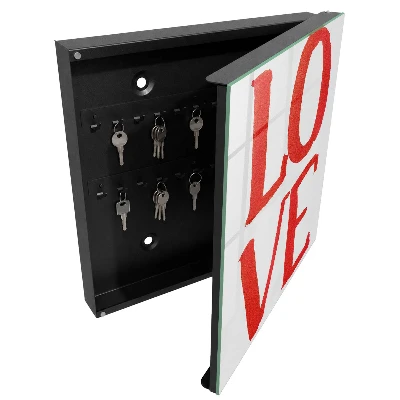 Scatola porta chiavi Amore rosso