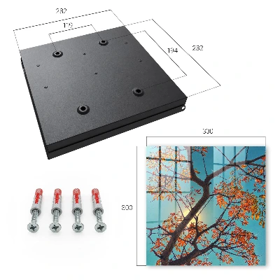 Scatola porta chiavi Albero autunnale
