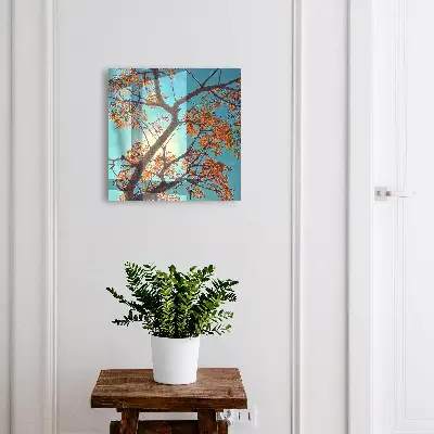 Scatola porta chiavi Albero autunnale