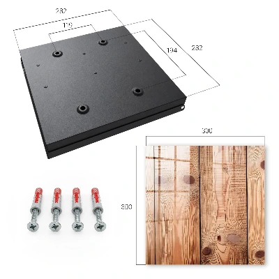 Scatola porta chiavi Anelli di legno