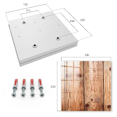 Scatola porta chiavi Anelli di legno